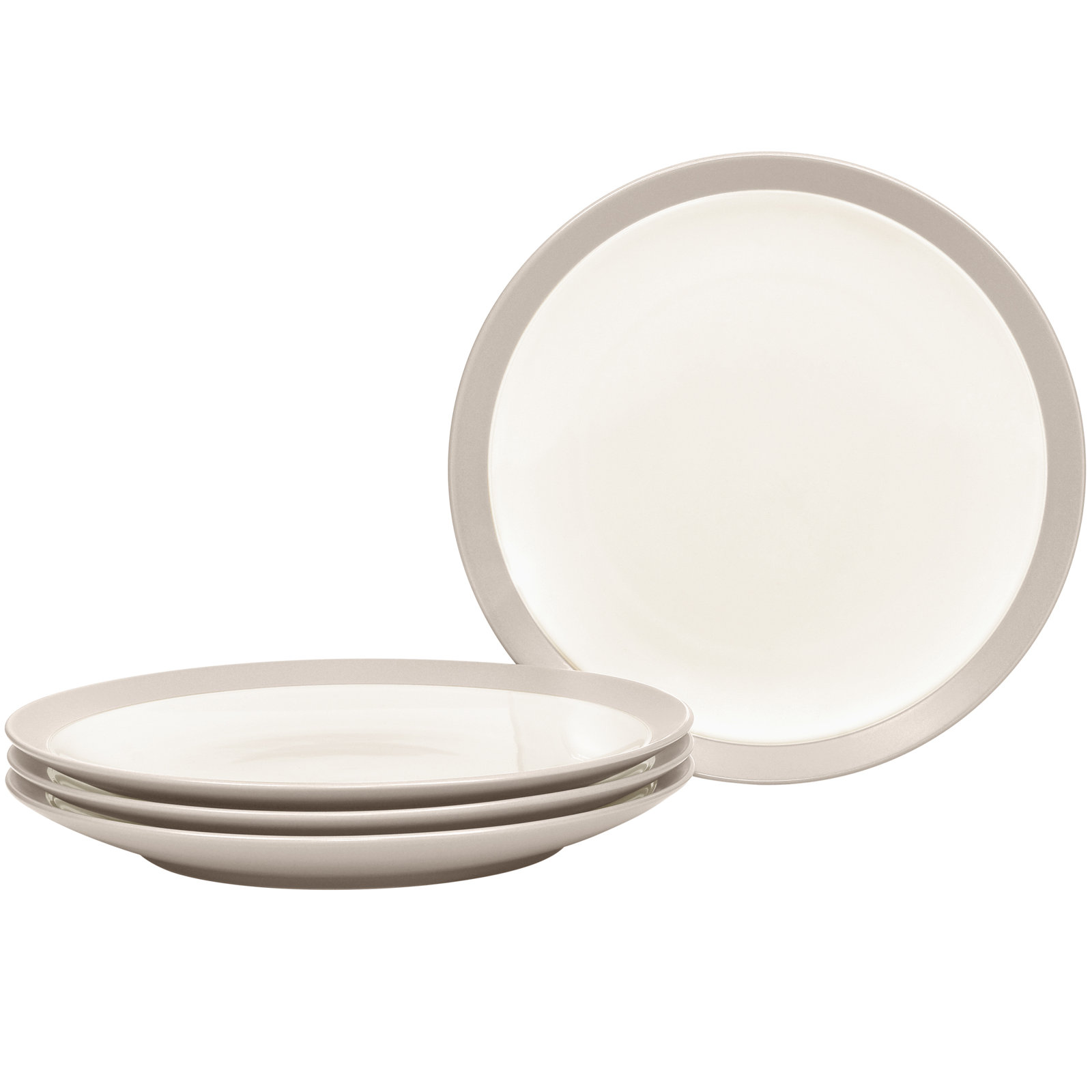 Noritake Colorwave Curve Salad Plates, 8-1/2", Sand