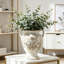 Vase en céramique rétro à motif floral de style rétro chinois