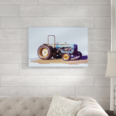 «Vintage Tractor I» par Emily Kalina, reproduction d'art sur toile tendue