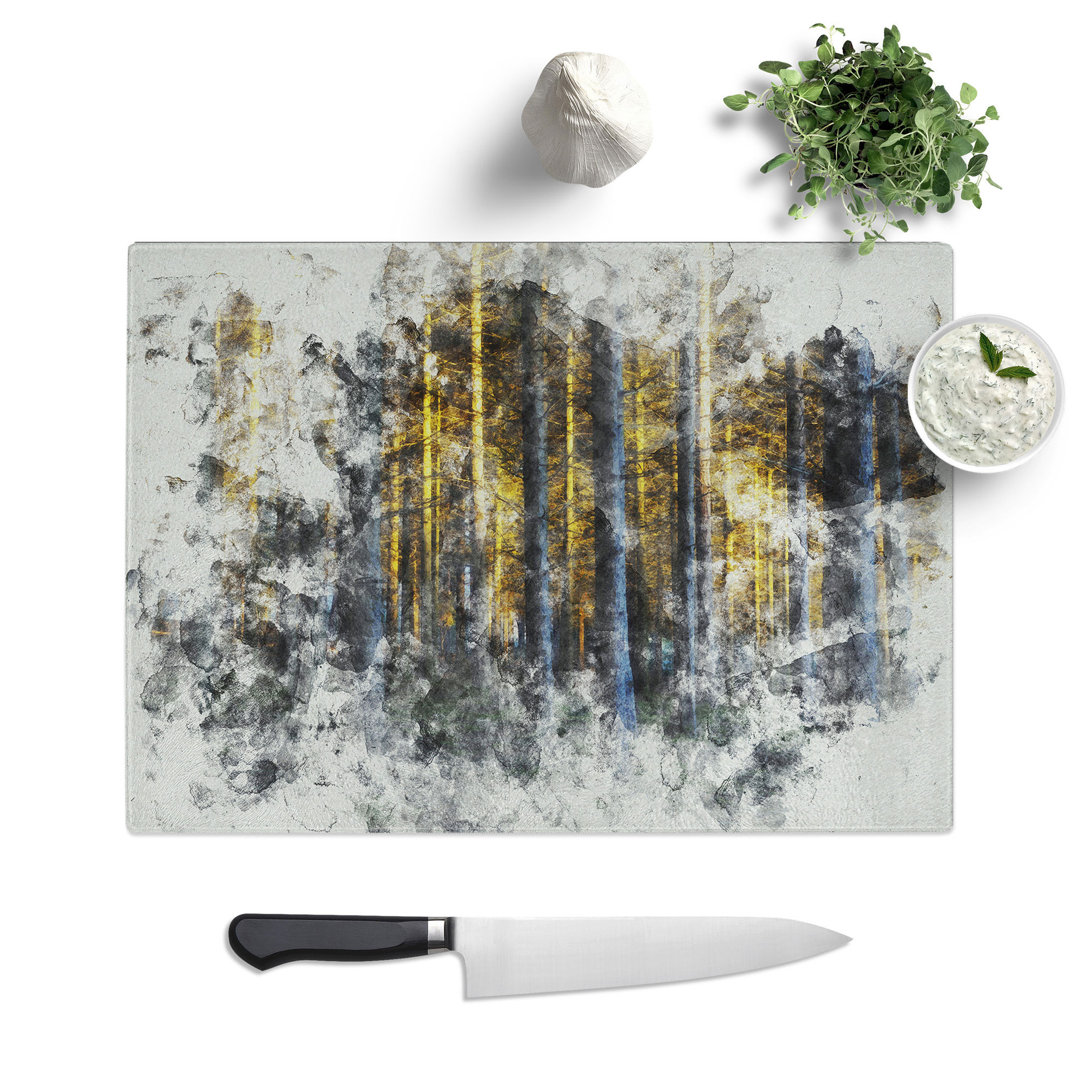 Sunlight Forest Vol.4 Watercolour Chopping Board