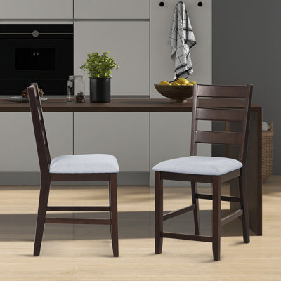 Alyzabeth Bar Stool with Solid Wood Frame
