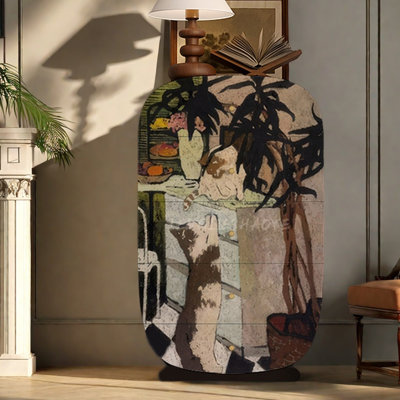 Commode à tiroirs moderne en bois