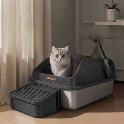 Stainless Steel, PP Litter Box Enclosure