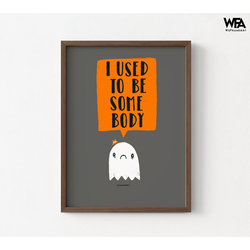 Illustration de fantôme mignon couloir d'Halloween école secondaire, décor de chambre d'enfant mignon, fantôme Wall Art Home Decor, impressions de décor d'Halloween