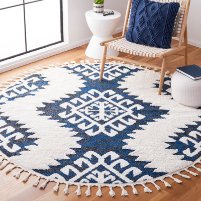 Tapis performance à poils longs style marocain