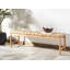 Devnie Woven Leather Bench-23659543-23659540