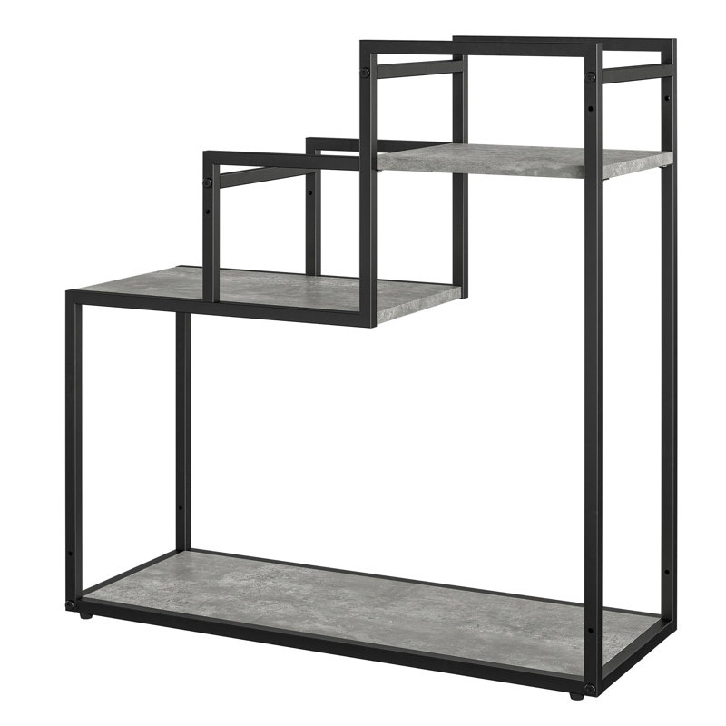 Katelijne Plant Stand, Light Concrete/Black
