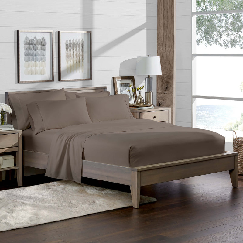Microfiber Sheet Set, Taupe