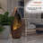 Outdoor Tiered Metal Water Fountain with LED Lights, 43", Bronze