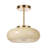 1 - Light Copper Dome Pendant Beige-400634015