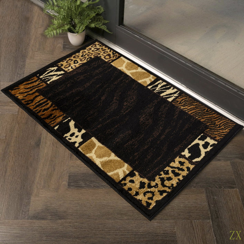 Tribes 2 Ft. X 3 Ft. Animal Print Area Rug, Rectangle 2' x 3'