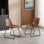Chaise d'appoint revêtue de similicuir Davey-386379604