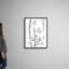 «Bamboo Calligraphy», art mural sur toile-1134200829-1134200807