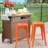 Cricklade Upholstered Counter Stool with Metal Frame-478246512