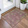 Machine Washable Indoor/Outdoor Xhevrie Pink Rug