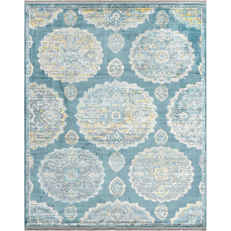 Oriental Indoor Rug, Rectangle 8'2" x 10'