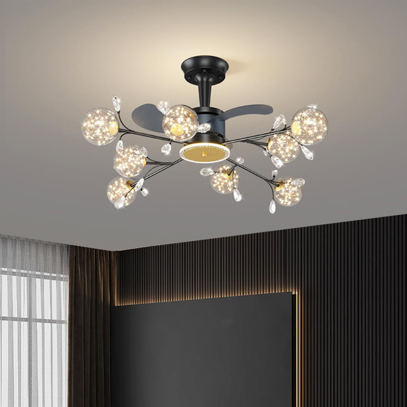 Dawrin 32.3'' Ceiling Fan with 8 LED Lights