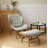 Jeyshan Upholstered Tufted Lounge Chair and Ottoman-1580073916
