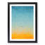 Airplane At Sunset In Abstract - Single Picture Frame Painting-55547662-55547666