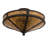 Yearby Glass Semi Flush Mount