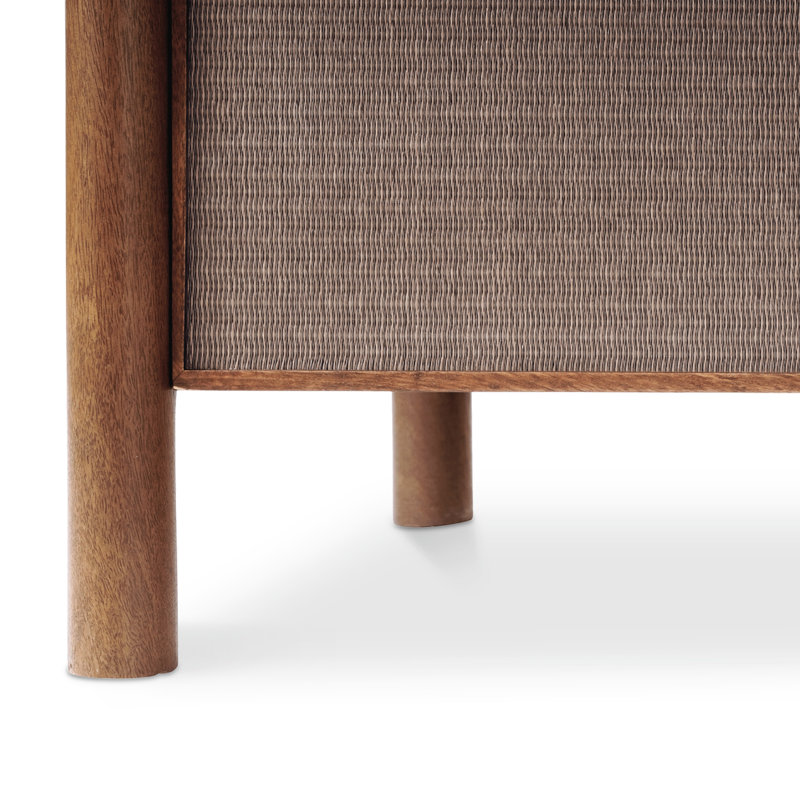 Rye 3 - Drawer Solid Wood Nightstand