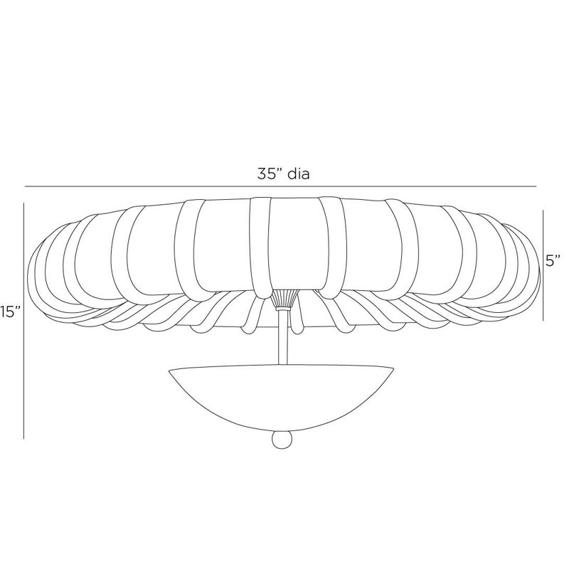 Camella Flush Mount