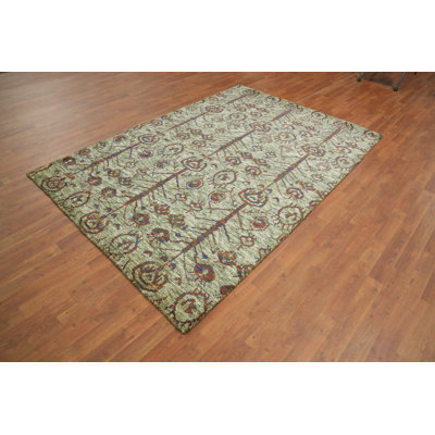 Tapis de salon moderne et abstrait 5 x 8
