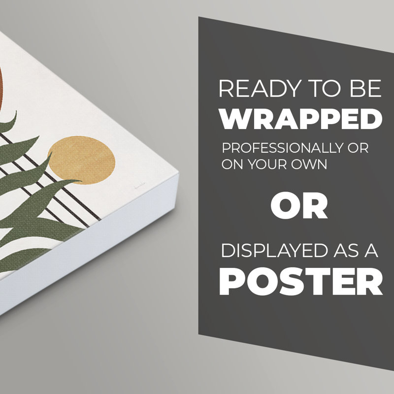 Contemporary Palm II -Canvas Print Only - NOT FRAMED, 60" H x 40" W