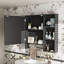 Armoire de rangement murale pour salle de bain, armoires à pharmacie avec grande porte miroir (meuble-lavabo non inclus), armoire de vestibule-1681908898