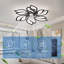 Ventilateur de plafond 25,5 po avec lumières, télécommande 3 températures de couleur, ventilateur à 6 vitesses