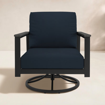 Townsend Outdoor Rocking Metal Chair with Sunbrella® Cushions