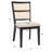 19'' H Leather Upholstered Armchair-370296030