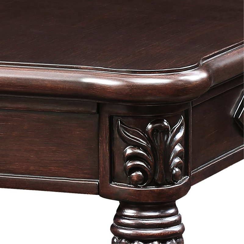Table rectangulaire en bois - Fabrication solide pour une finition classique à la maison
