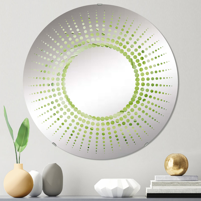Biborka Circle Mirror, 23.6" x 23.6"