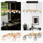 Métal cristal en or mat - pièce décorative de point focal de style rétro-1645259733