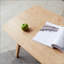 Table basse en chêne massif avec rangement double couche, 31,5 pouces-2007306219