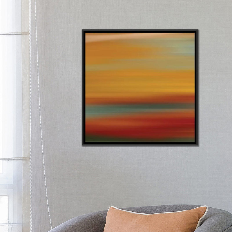 « fit i », reproduction sur toile, H 18 po x l 18 po x P 1,5 po, Toile avec cadre noir, Pas de tapis