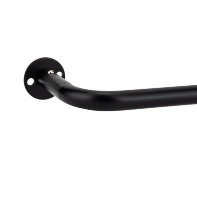 Aalina Steel Adjustable Single Curtain Rod