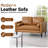 2 Seater Genuine Leather Loveseat – Elegant Modern Couch for Comfortable Living Room Decor-1888802766
