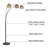 Irmine 83.5'' Arched Floor Lamp-1466979239-1466979238