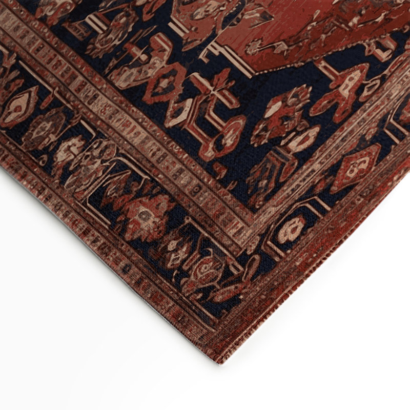 Tapis turc intérieur et extérieur brun, Rectangle 9 pi x 12 pi