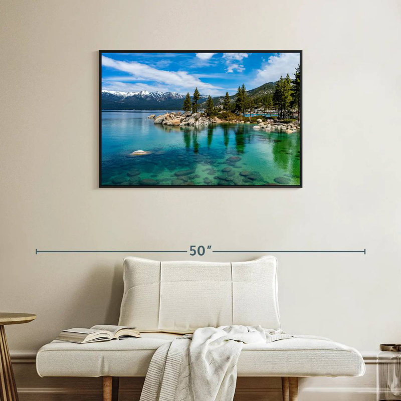 Alvord Green Lake Tahoe, H 25 po x l 37 po