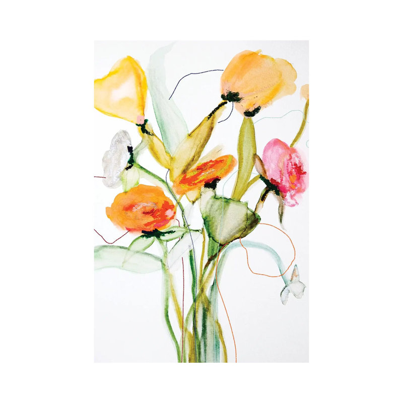 Bloom Series Norway by Leigh Viner - Gallery-Wrapped Canvas Giclée on Canvas, Wrapped Canvas, 20.32 cm H x 30.48 cm W
