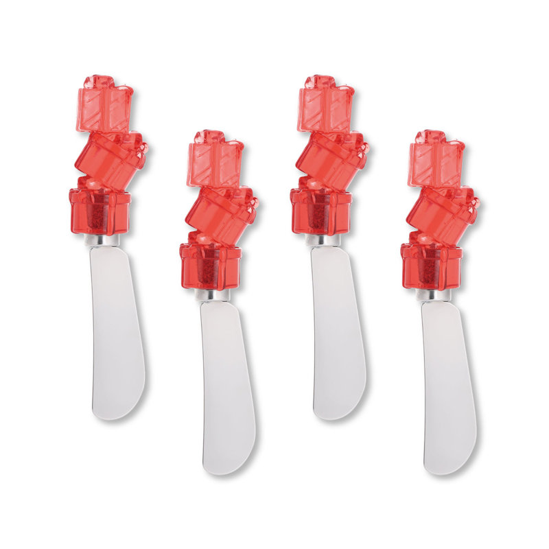 Gift Boxes Transparent Polyresin Cheese Spreader, S4