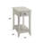 White Finish Accent Table