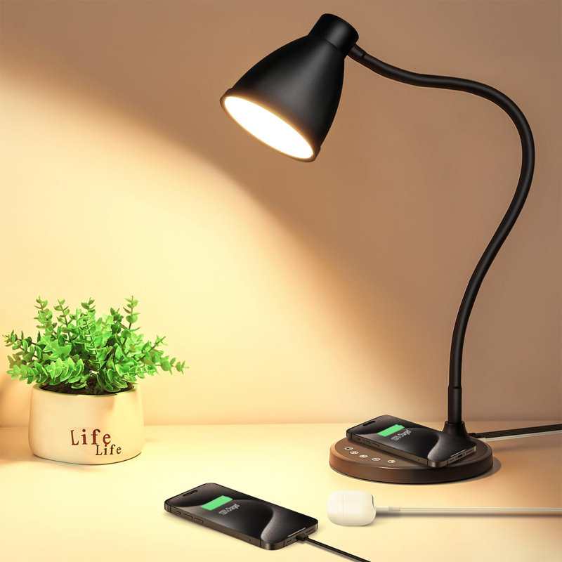 Lampe de bureau Ileana, Noir