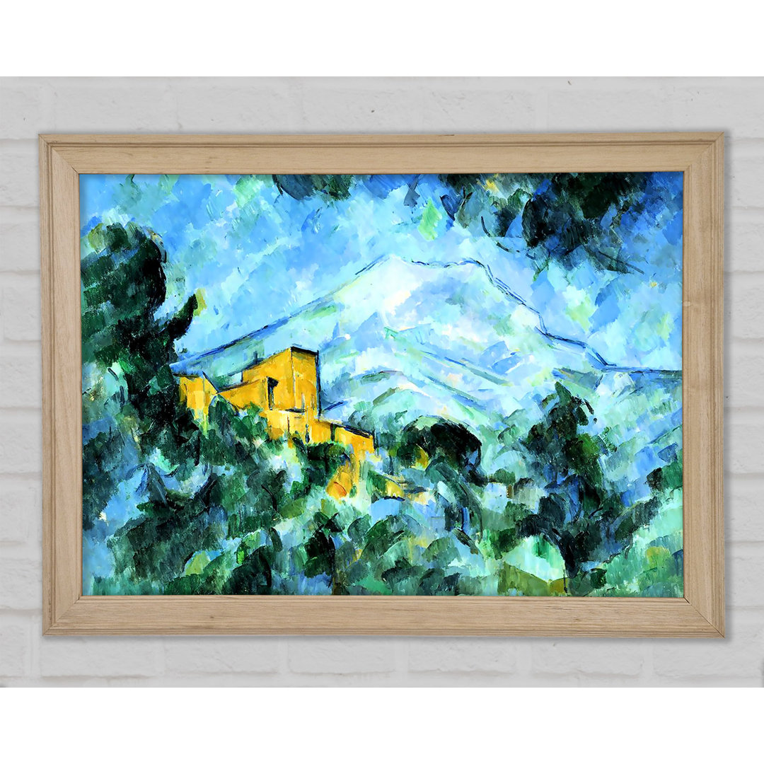 Cezanne Mont Sainte-Victoire und Chateau Noir - Einzelne Bilderrahmen Kunstdrucke