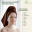 Ensemble de 6 serviettes de bain en coton avec 2 serviettes de bain et 2 débarbouillettes Biron-610149249