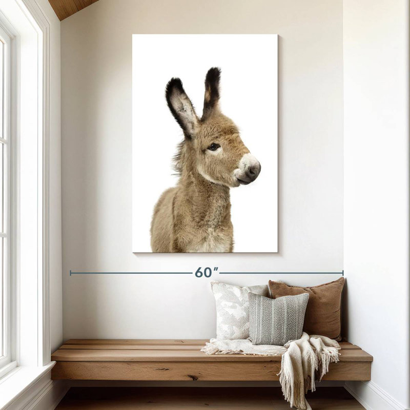Brampt Baby Donkey, 48" H x 32" W