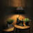 Ensemble de lampe de table vert 19 po Amorita